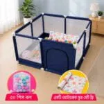 4x4 Feet Baby Playpen with 50 Balls & Waterproof Foam Mat - Image 2