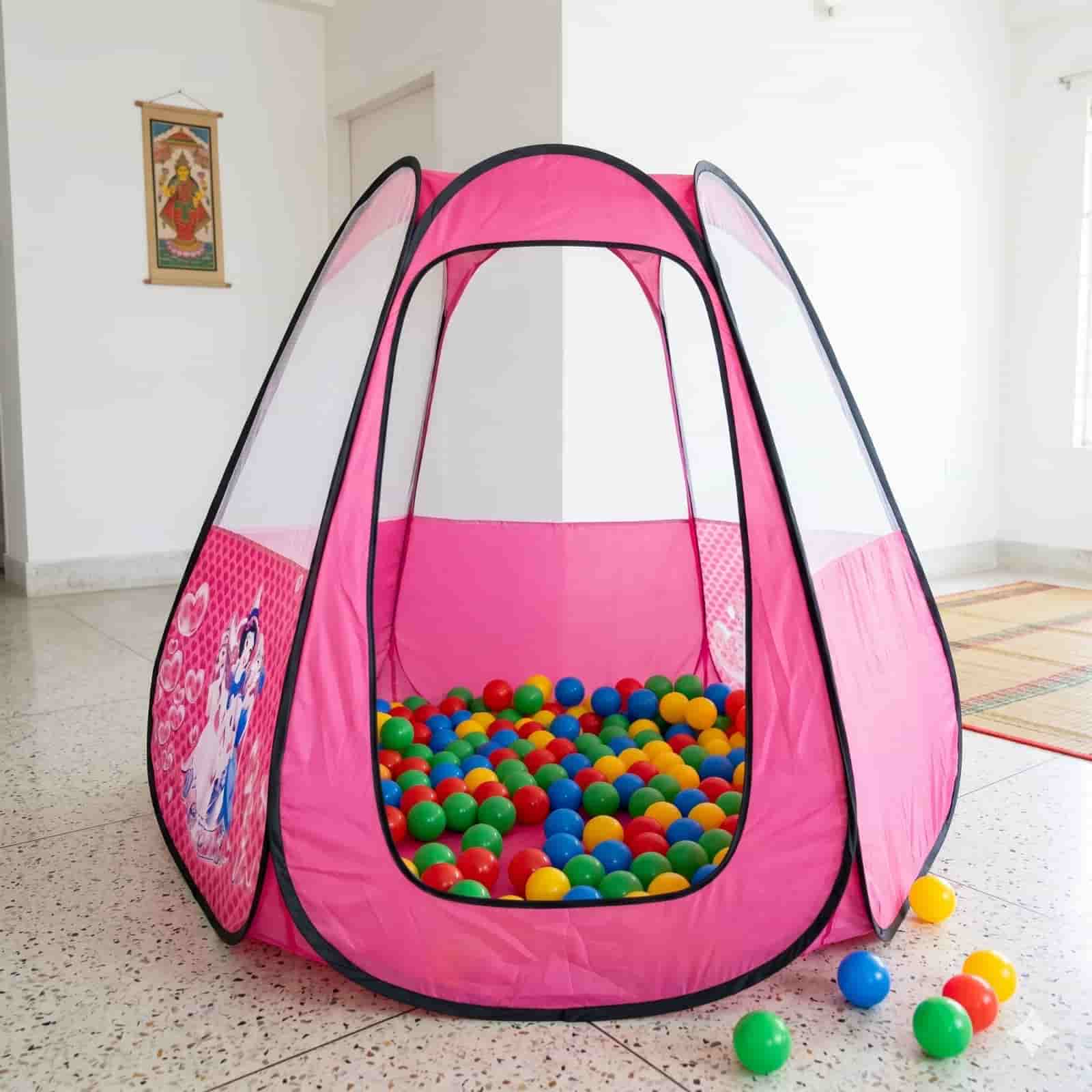 WhatsApp Image 2026-06-07 at 6.09.47 PM (1) Barbie Large size Tent House with 100 Balls - Image 1